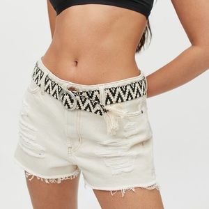 Urban Outfitters Woven Pattern Belt NWT